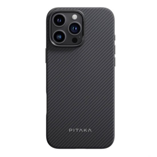 iPhone 16 Pro/16 Pro Max Pitaka Military Grade Case(Black/Grey) - 31037