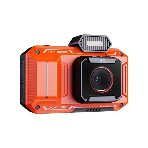 Porodo Digital Camera 18X Digital Zoom 48MP Full HD 1080(Orange) - 29664