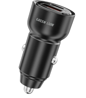 Car Charger Green Lion RoadVolt PD+QC 60W C to C 1m Cabel - 33533