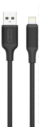 Green Lion USB-A to LIghtning PVC Cabel 1m 2.4A  - 33582