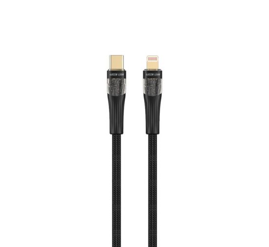 Green Lion  USB-C to Lightning Magnetic Cable 1M 18W(Black) - 31176