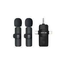 Green Lion 3 IN 1 360 Microphone USB-C Lightning(Black) - 32789
