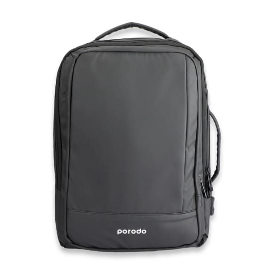 Laptop Backpack Porodo Lifestyle Waterproof with USB-A Port - 25866