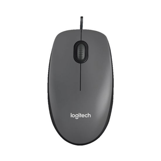 Logitech Mouse Wired M100 (Black) - 28755