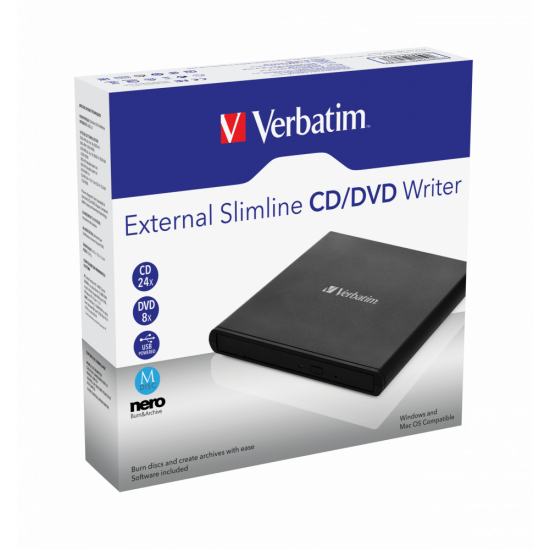 Verbatim CD/DVD Writer Ext  - 31094