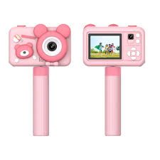 Porodo Kids Digital Camera Whit Tripod Stand(Pink) - 29409