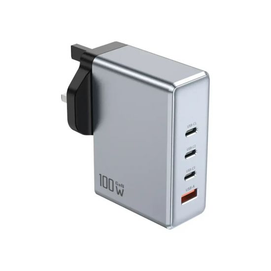 Green Lion 100W GaNPremium UK Plug - 32470