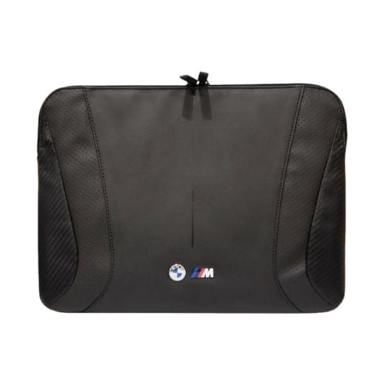 Laptop Bag BMW M PU Leather Sleeve With Carbon Edges & Perforated Curves 15" /16''' - 27164