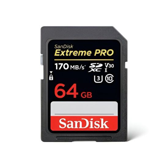  SanDisk Extreme Pro UHS-I SD Card (64GB) - 30265