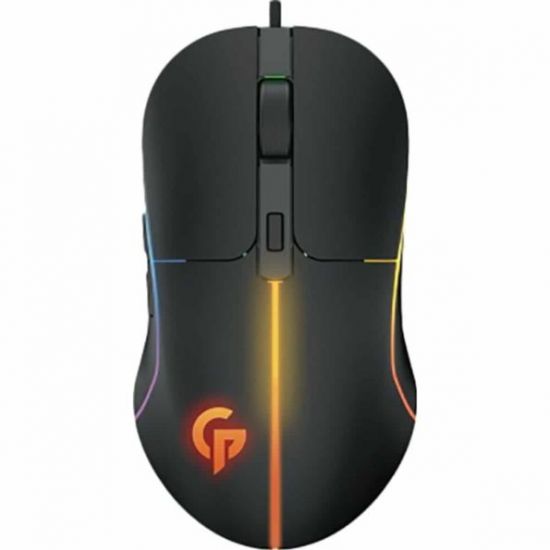 Porodo Gaming Wired Mouse(PDX315 7D Cristal Shell Black) - 25197