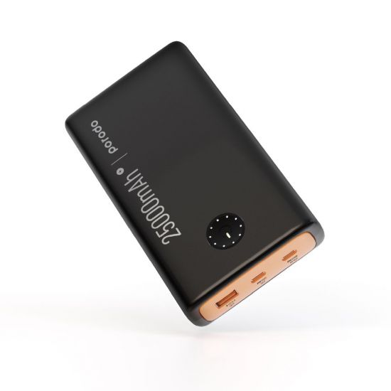 Power Bank Porodo Compact 25000mAh PD 120W(Black) - 26701