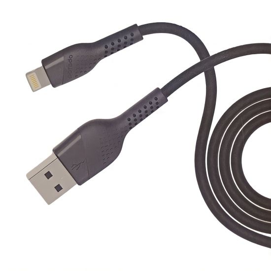 Cable Lightning Porodo 2.4m(Black) - 26704