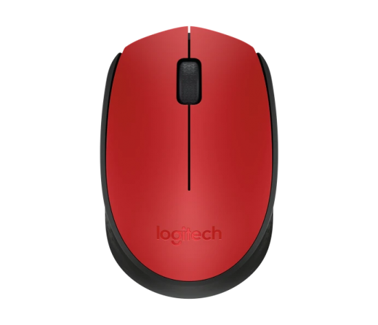 Logitech Mouse Wireless M171 (Red) - 30827