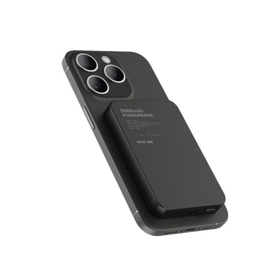 Power Bank Green Lion PD20W GL-MAG 5 5000mAh(Black) - 33182