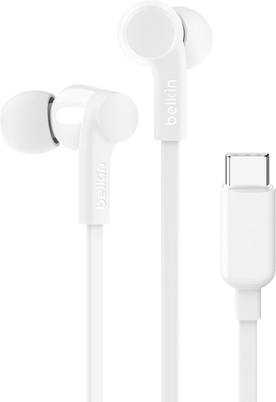 Belkin SoundForm Wired Earbuds with Type-C(White) - 30423