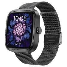PORODO 1.72 HD SMARTWATCH ALUMINIUM FRAME +BLACK MESH METAL +SILICONE STRAP - 32462