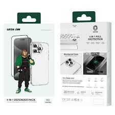 iPhone 16/16 Plus/16 Pro/16 Pro Max Green Lion 4 in 1 Defender Pack - 31143