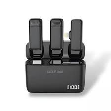 Green Lion Duo Cast Wireless Mic Type-C(Black) - 32354