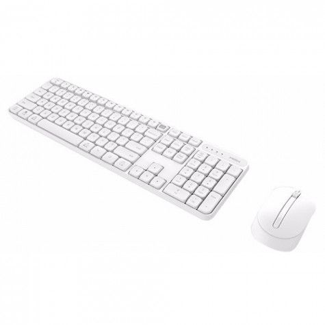 Xiaomi Mi Wireless Keyboard Mouse Set(White) - 25709