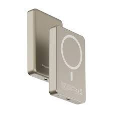 Powerology 10000 mAh 15W Magnetic Wirless PD20W Powerbank(Titanium) - 32072