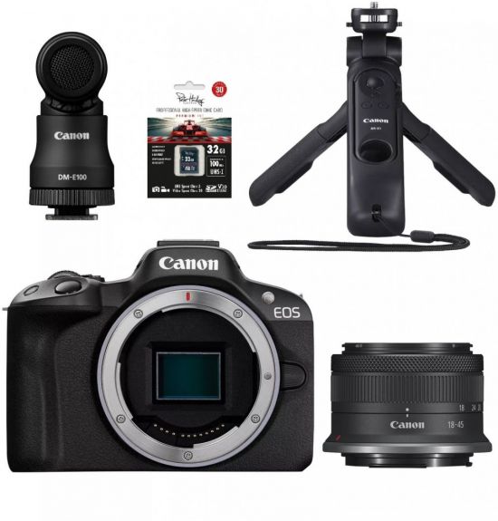 Canon EOS R50(18-45mm) Content Creator Kit  - 30234