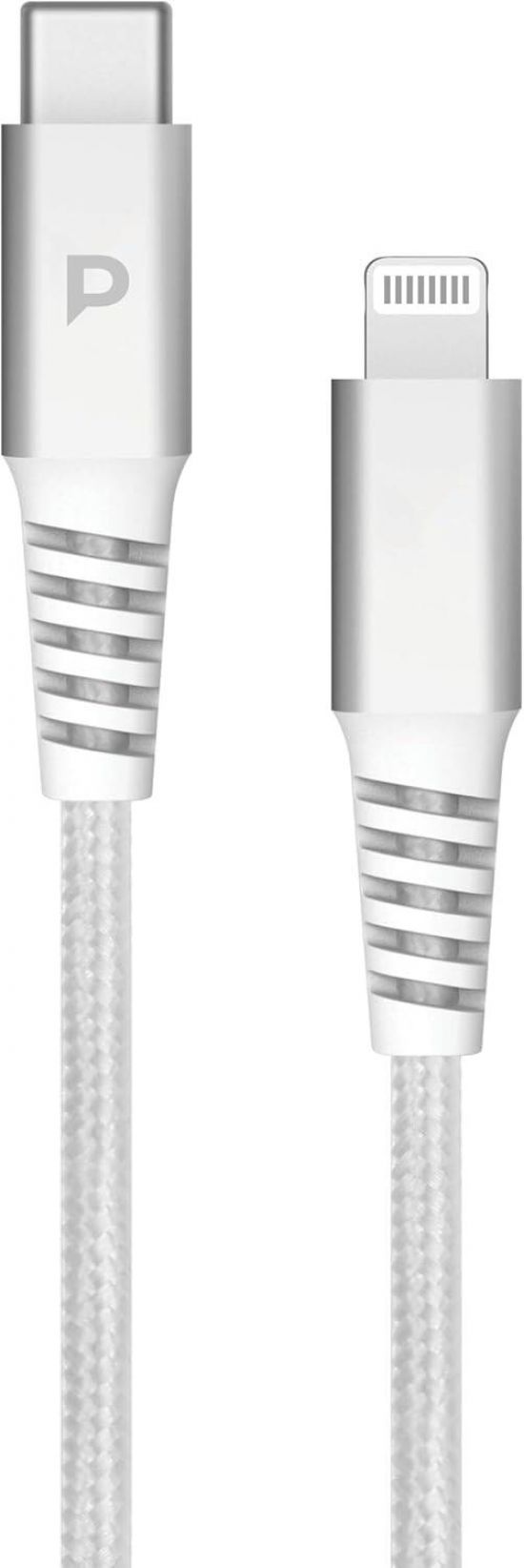 Powerology (PC032) Cable USB-C to Lightning PD 27W Braided 1.2m - 32906