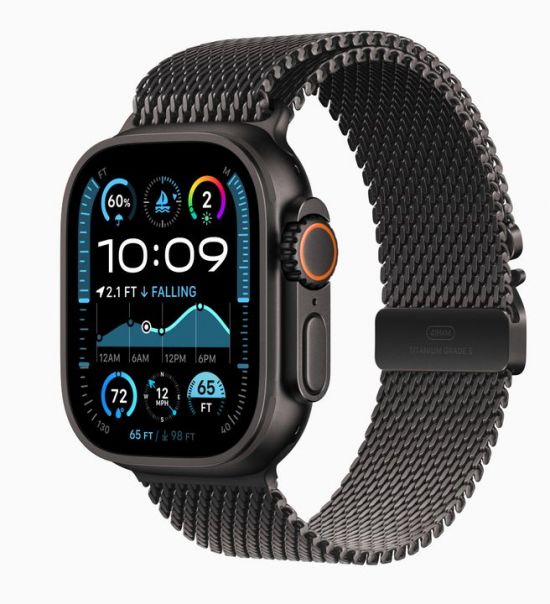 Apple Watch Ultra 2 49mm 2024(Black Ti/Black Ti Milanes Loop) - 30930