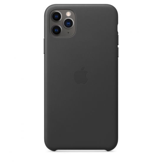 iPhone 11 Pro Max Leather Case(Black) - 21164