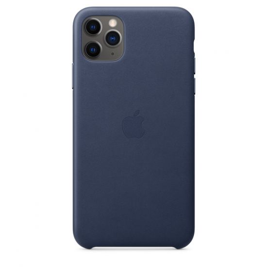 iPhone 11 Pro Max Leather Case(Blue) - 21163