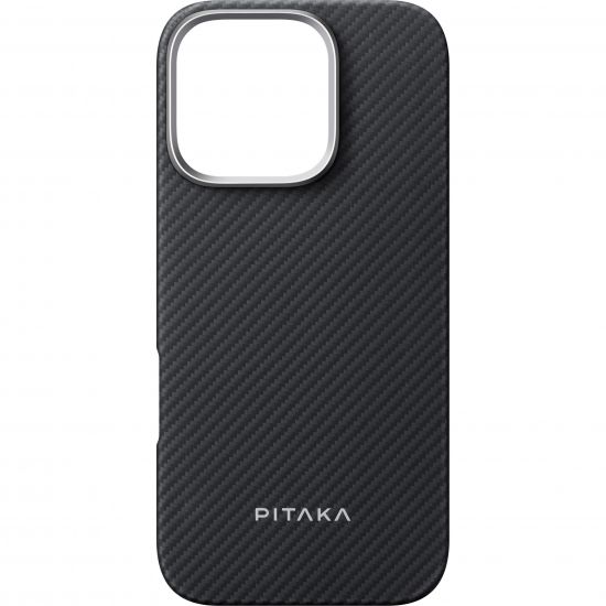 iPhone 16 Pro Pitaka Ultra slim Case(Black/Gray) - 31042