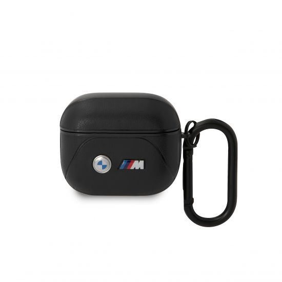 Airpods 3 BMW Motorsport Collection PU Leather Case(Black) - 29248