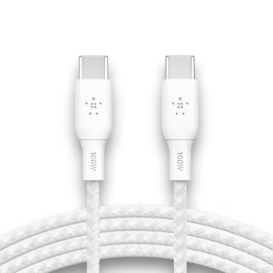 Cable Type-C to Type-C Belkin BoostCharge 100W 2m (White) - 30566