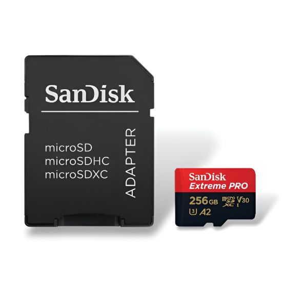 SanDisk Extreme PRO micro SD XC UHS-I Card with adapter(256GB)(200mb/s) - 31947