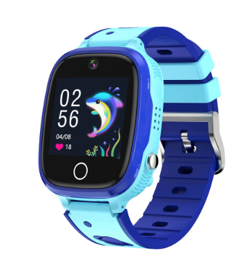 Porodo Blue 4G Kids GPS Smart Watch with Setracker 2 app - 33611