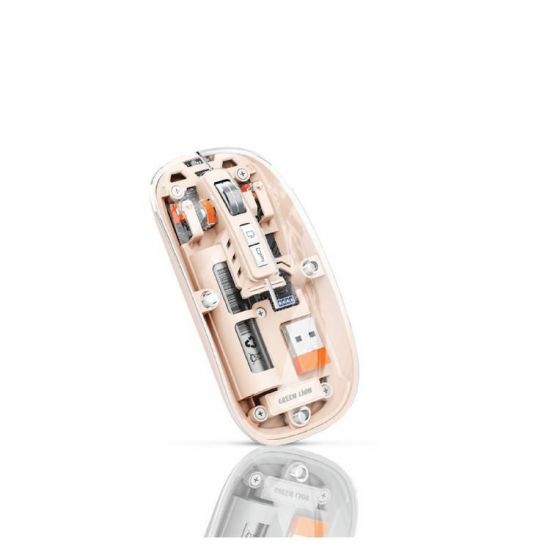 Green Lion Transparent Mouse 2(Pink) - 32094