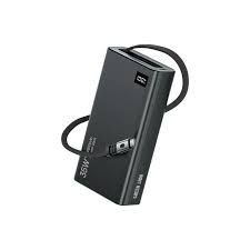 Power Bank Green Lion Retractable 20000mAh 35W(Black) - 32793