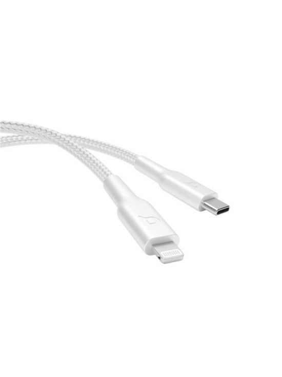 Cable Type-C to Lightning Powerology 1.2M PD 60W(White) - 29324