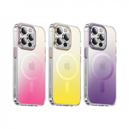 iPhone 14 Pro Green Rainbow Magsafe Case - 24416