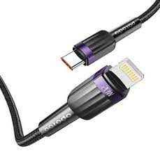 Cable Type-C to Lightning Porodo Braided 20W PD 1M(Purple) - 27906