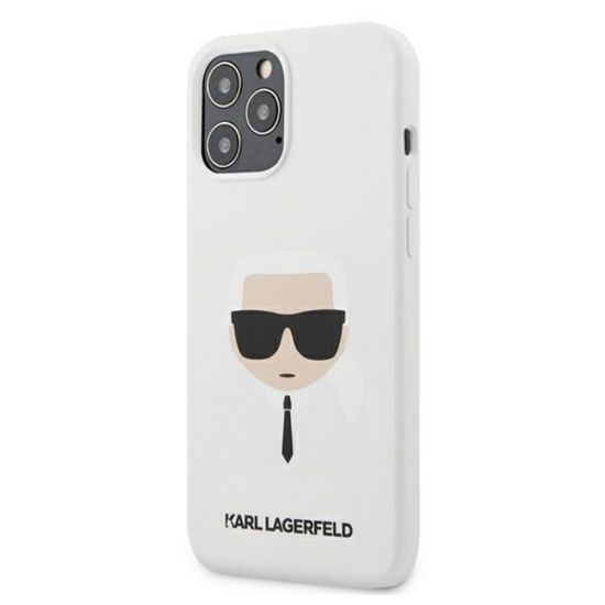 iPhone 12 Pro Karl Lagerfeld Silicone Case(White) - 21108