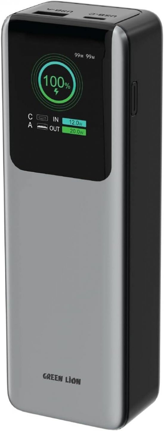 Power Bank Green Lion Voltura PD 100W 20000mAh  - 33478