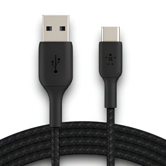 Cable USB to Type-C Belkin BoostCharge Braided 2m(Black) - 30431