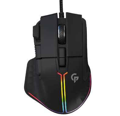 Porodo Gaming 8D Wired Mouse Black - 25112