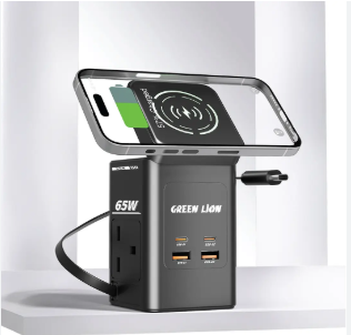 Green Lion GaN 65W Multi Port Travel Adapter - 33501