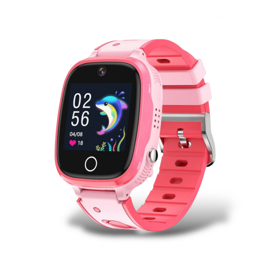 Porodo Kids GPS Smart Watch 4G 1.44”(Pink) - 32477
