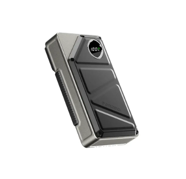 Porodo 20000mAh Power Bank 4xType-C, USB A and Type C and Digital Display with C & Lightning Integrated Cable - 33610