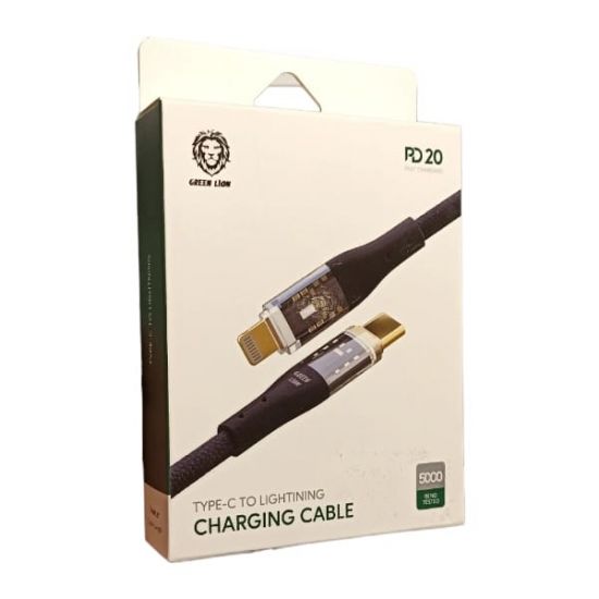 Cable Green Type-C to Lightning 1M 20W Crystal - 25849