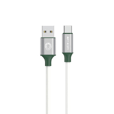 Cable USB to Type-C Green PVC 1M - 30362