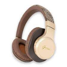 Guess PU 4G Leather BT Headphone Sound with Script Metal Logo(Brown) - 27966