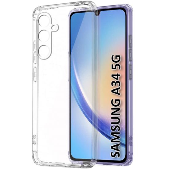 Samsung Galaxy A34 Silicone Cleare Case - 26088